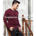 fashion neck with buttons cashmere sweater for man